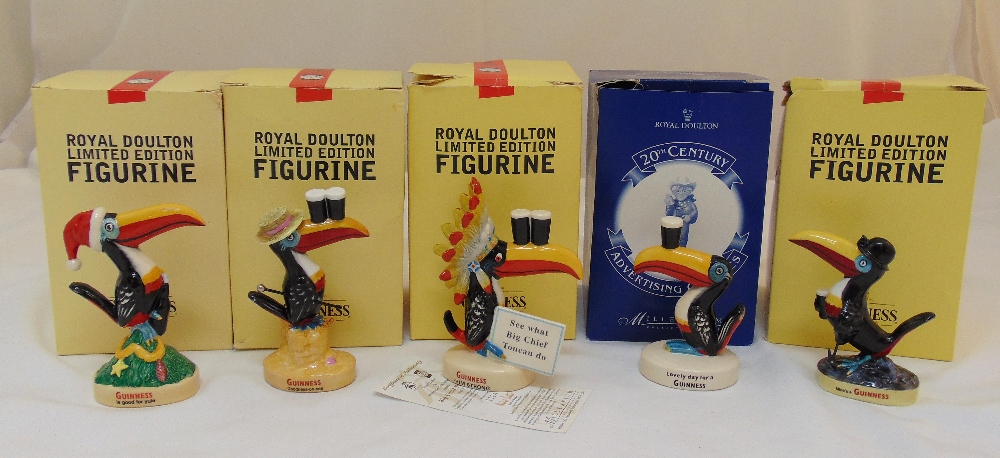 Royal Doulton Guinness Toucans all in original packaging (5)