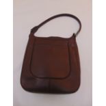 Louis Vuitton brown leather handbag