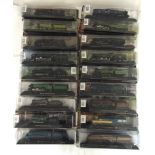 A quantity of Amercom diecast models of locomotives, some in original packaging (15)