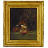 Edward George Handle Lucas framed oil on panel titled Loved Ones, signed bottom right, gallery label