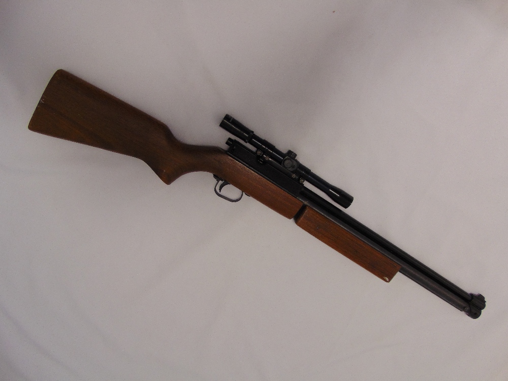 Sharp-Innova air rifle with wooden stock and metal telescopic sites - Image 2 of 2