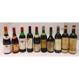 A quantity of red wine to include two 1961 Chateau Phelan Segur Saint Estephe, Chateau Meyney St