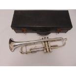 A.V. Ebblewhite trumpet in fitted case
