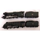 Hornby locomotive and tender BR60072 Mallard and locomotive and tender BR60103 Flying Scotsman