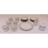 Noritake Sonia teaset to include plates, cups, saucers, milk jug and sugar bowl (21)