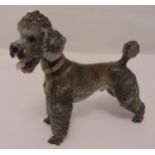 Rosenthal figurine of a poodle signed by Prof Karner, marks to the base, 18.5cm (h)