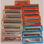 A quantity of OO gauge rolling stock to include Hornby and Lima all in original packaging (16)