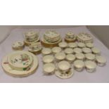 Wedgwood Cuckoo pattern part dinner service to include plates, bowls and serving dishes (71)
