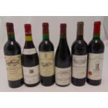 A quantity of French claret to include Gevrey-Chembertin 1988, Domain du Columbier cuvee Gaby Crozes