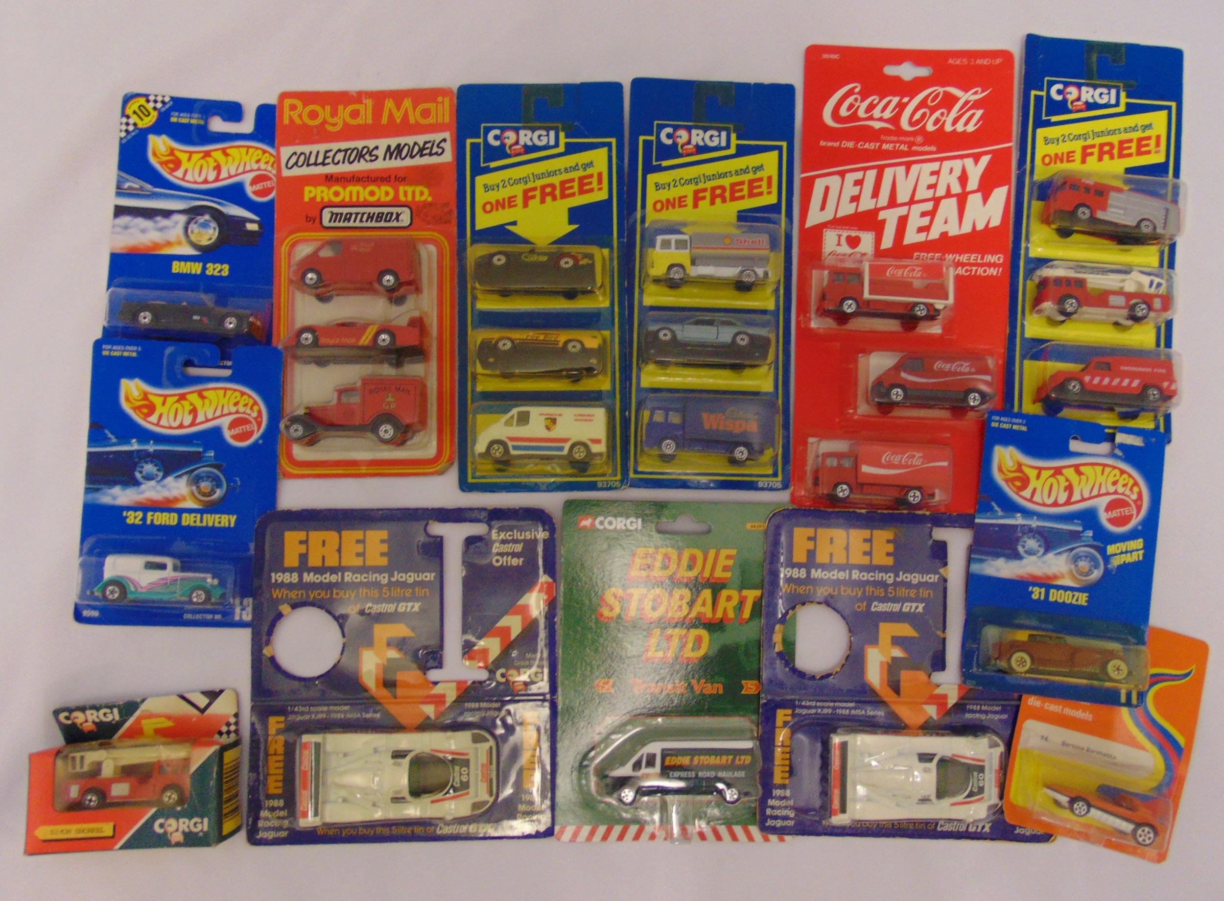 A quantity of Corgi diecast and Mattel Hotwheels