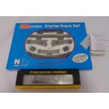 Peco Starter Track Set N gauge in original packaging, a Graham Farish N gauge Class 31 Diesel