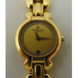 Raymond Weil gold plated ladies bracelet wristwatch