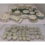 Royal Worcester Strawberry Fair dinner, tea and coffee set for twelve place settings to include