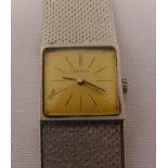 Zenith 18ct white gold ladies wristwatch with articulated bracelet, approx total weight 54.9g