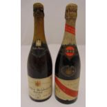 Mumm Corden Rouge vintage 1949 champagne and Charles Heidsieck vintage 1947 champagne