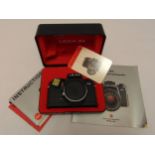 Leica R4 camera in original packaging with documents