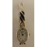 Rotary silver ladies wristwatch