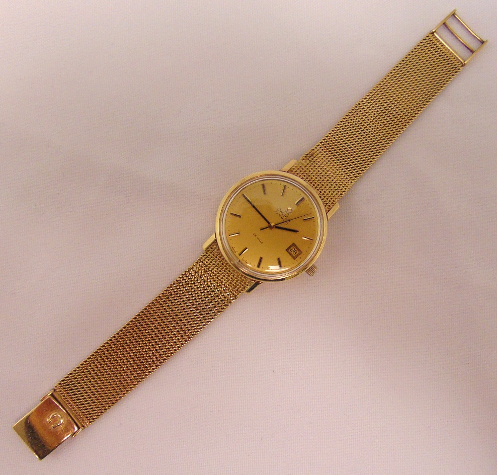 Omega de Ville 9ct gold gentlemans wristwatch, approx total weight 68.8g