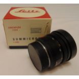 Leica Summicron-R 1:2/90 lens 11219 in original packaging