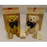 A pair of limited edition Steiff A Million Hugs teddy bears 1907-2007 in original packaging