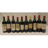 A quantity of French wine to include Chateau La Lagune Haut Medoc 1986, Chateau Patache d?Aux