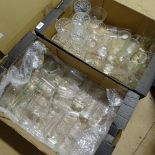 2 boxes of drinking glasses etc