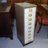 A Bisley metal 9-drawer filing cabinet