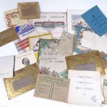 Various ephemera, including Royal interest and cruise line