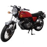 A 1976 Honda CB400 F Super Sport Classic motorcycle, 18,073 miles, 6-speed manual, registration