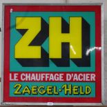 A Vintage French double-sided advertising lightbox, W70cm, H70cm