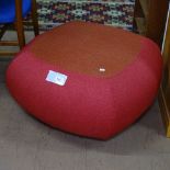 A contemporary design Frovi nugget breakout stool or pouffe, W75cm, H40cm