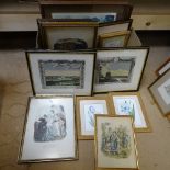 A quantity of prints and pictures
