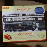 A boxed Hornby Orient Express set