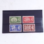 POSTAGE STAMPS - GB - 1951 Festival of Britain set of 4 fine mint, Gibbons cat £100