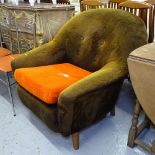 A mid-century Danish style Club lounge chair