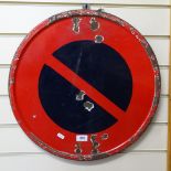 A Vintage French enamelled road sign, 49cm