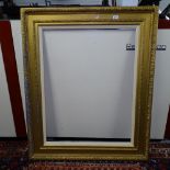 A giltwood and gesso picture frame, 100cm x 120cm, rebate size 71cm x 92cm