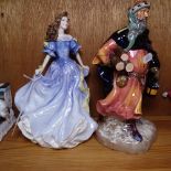 Royal Doulton "Good King Wenceslas", and Royal Doulton Rebecca figures