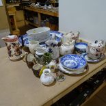 A large quantity of ceramics, including Royal Winton Albany Summertime jardiniere, Regent teapot,