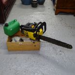 A McCulloch petrol chain saw