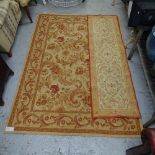 A Laura Ashley Home cotton and wool rug, and a similar runner