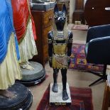 An Egyptian Anubis God fibreglass statue, height 105cm