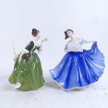 2 Royal Doulton figures, Fleur and Elaine