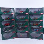 A group of Schuco miniature tractor models, including Porsche-Diesel "Junior", Fahr D 177 S, all