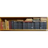 A shelf of Scott's Waverley novels, and other books