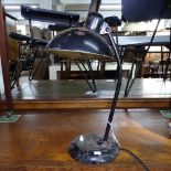 An original Bauhaus Kaiser Idell 6556 desk lamp, by Christian Dell, with maker's marks