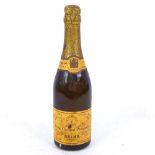 A 1943 half bottle of Veuve Clicquot Ponsardin Champagne