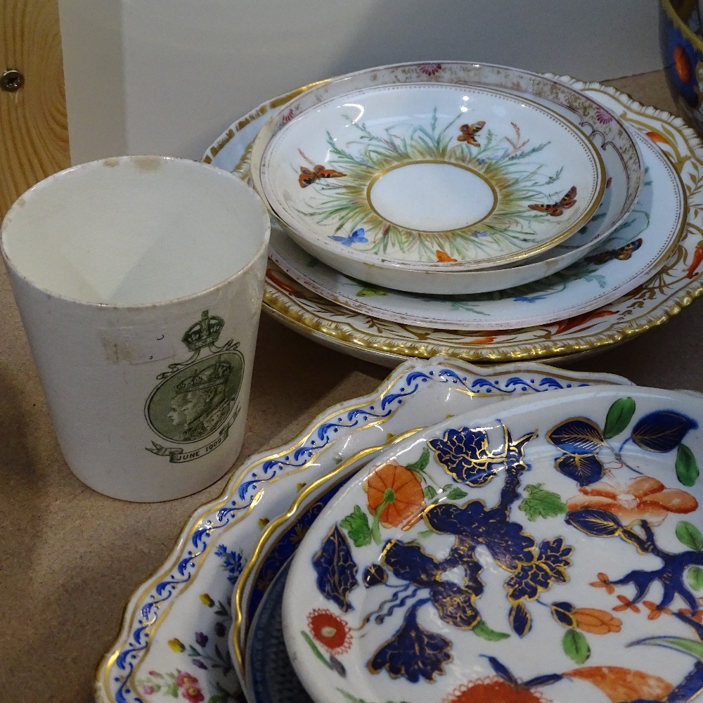 A large quantity of ceramics, including Royal Crown Derby bowl, miniature Dresden teapot, Royal - Image 2 of 2