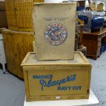 2 early 20th century Player's boxes
