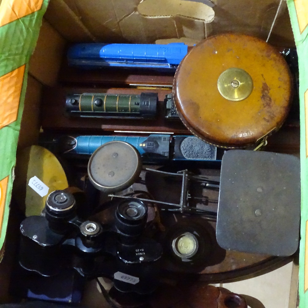 78rpm records, postal scale, binoculars, tape, locomotives etc - Image 2 of 2